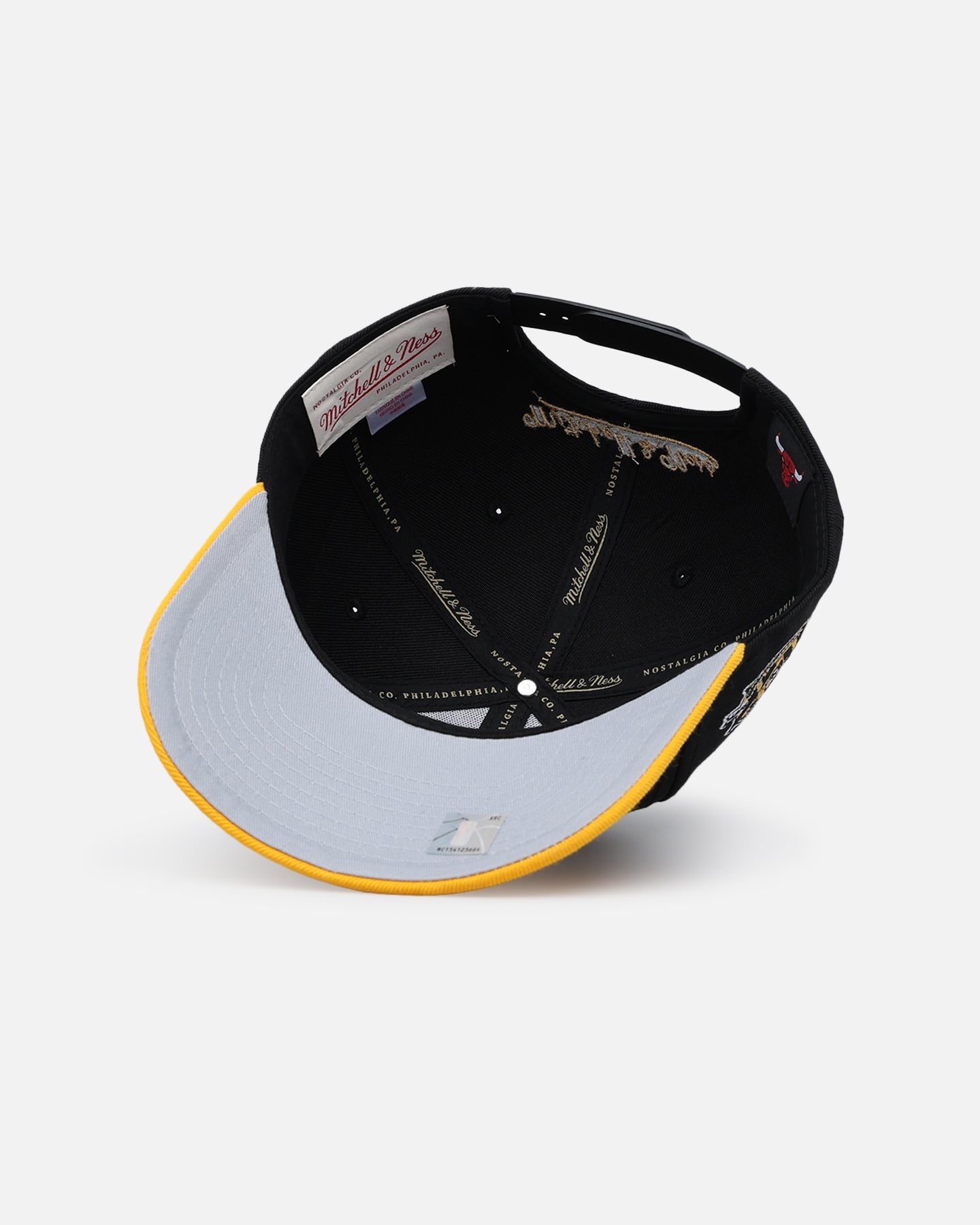 Mitchell & Ness Chicago Bulls Enter The Dragon Pro Crown Snapback Black/Ochre