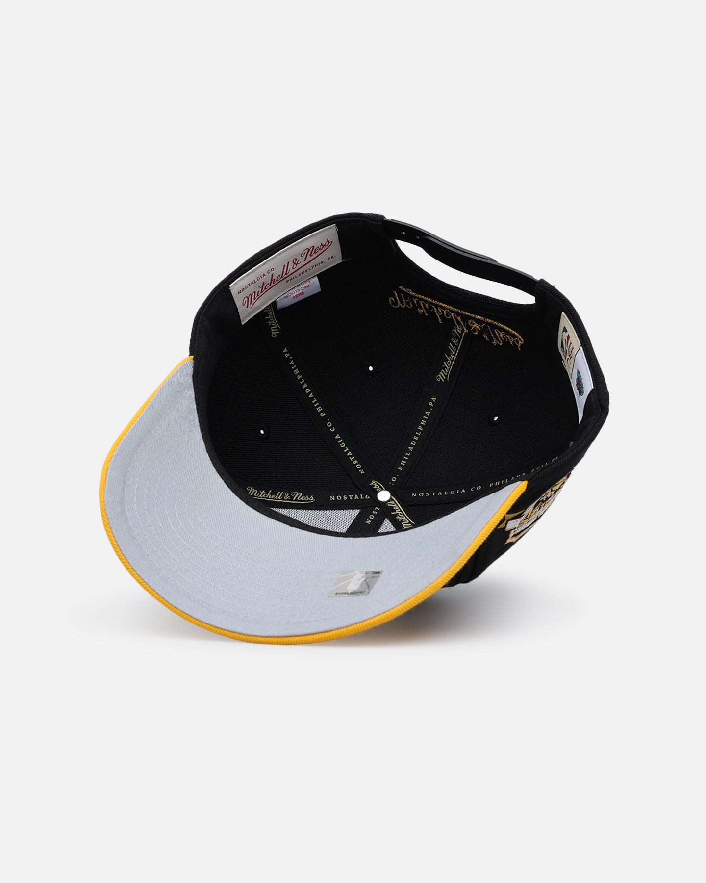 Mitchell & Ness Memphis Grizzlies Enter The Dragon Pro Crown Snapback Black/Ochre