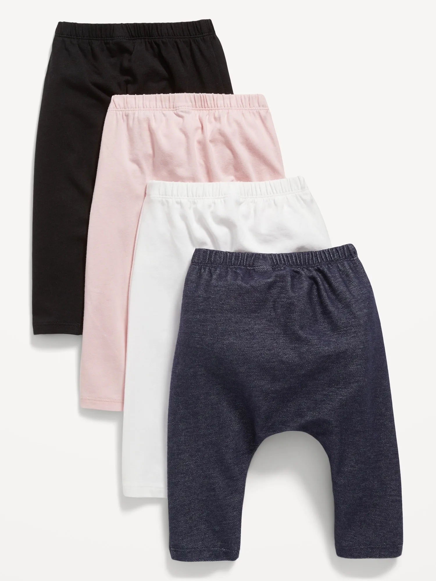 Old Navy 4-Pack Solid U-Shaped Pants for Baby