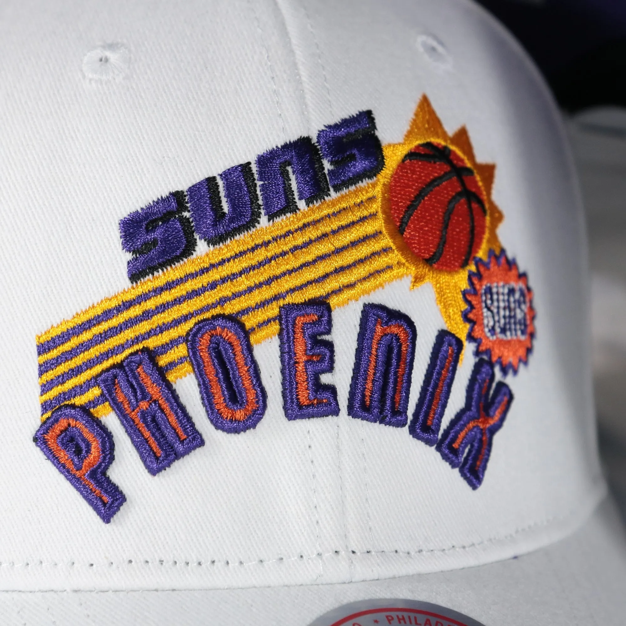 Phoenix Suns NBA Hardwood Classics All in Pro Purple Bottom | White Snapback Hat