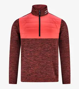 PRO TECH HYBRID MIDLAYER - RED