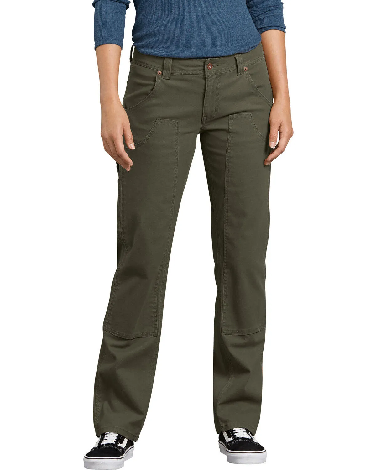 Product Name:  Dickies Women's Solid Stretch Double Front Duck Carpenter Pants