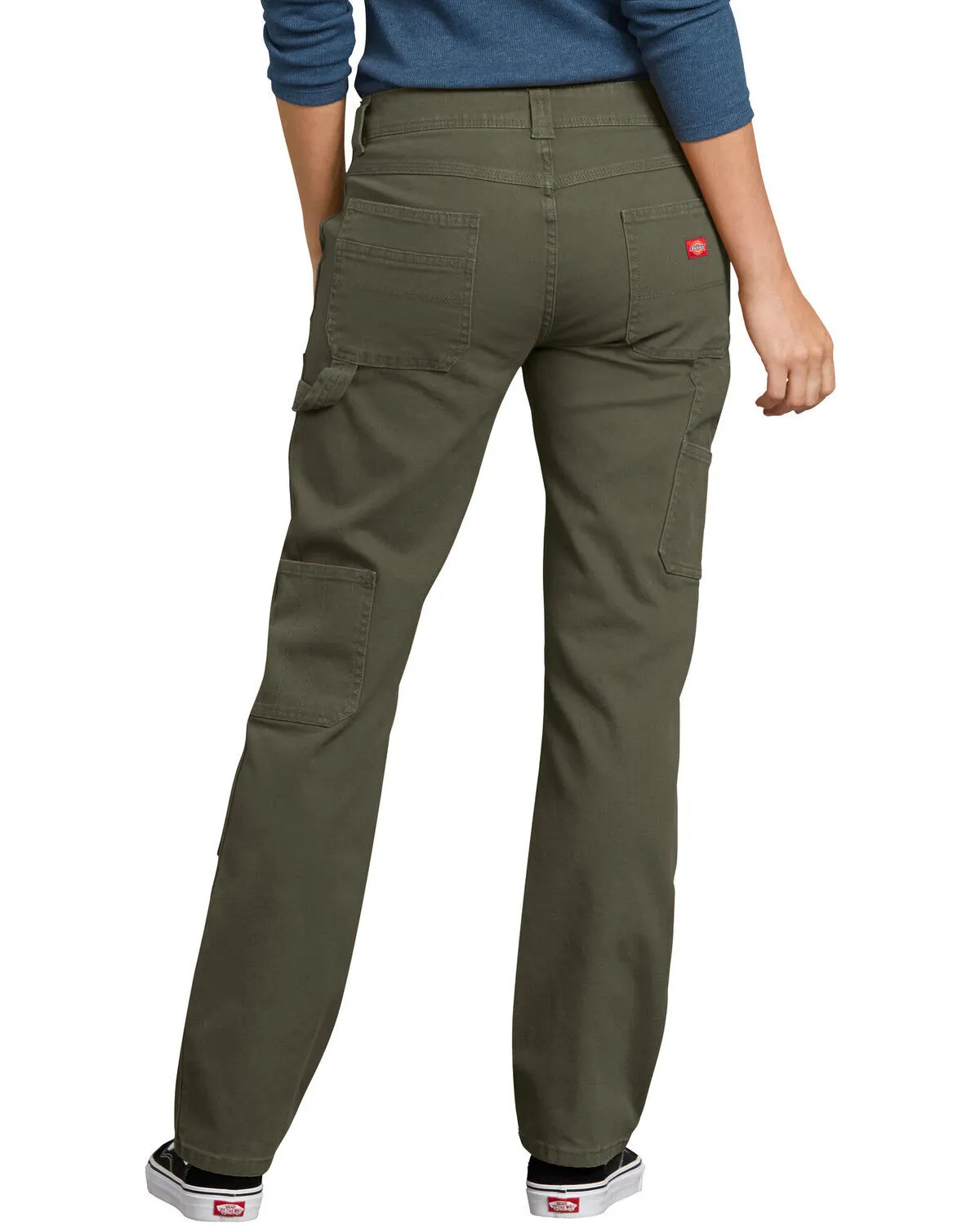 Product Name:  Dickies Women's Solid Stretch Double Front Duck Carpenter Pants