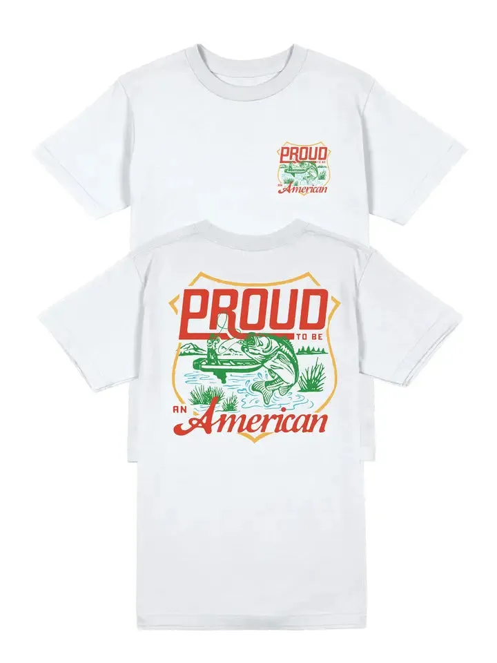 Proud American Chaads Tee | White