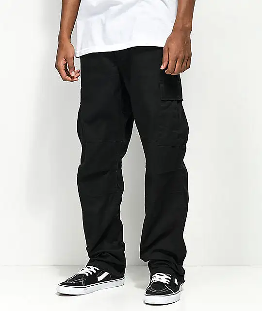 Rothco Tactical BDU Solid Black Cargo Pants