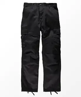 Rothco Tactical BDU Solid Black Cargo Pants