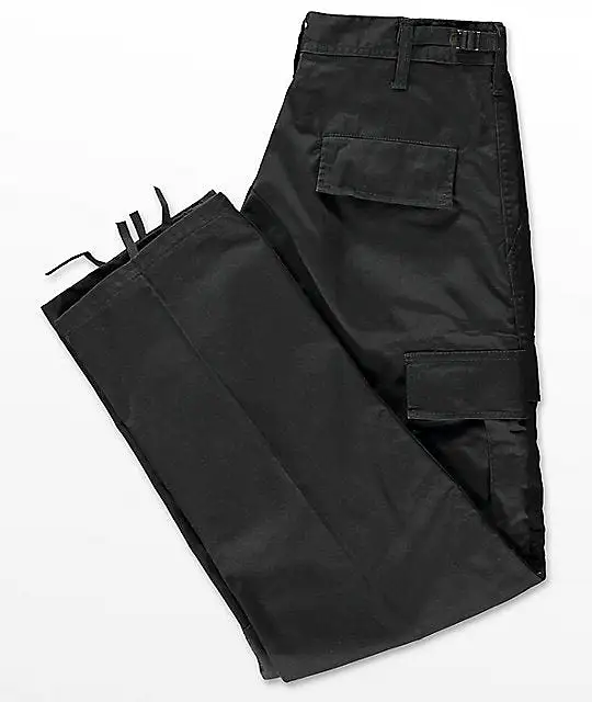 Rothco Tactical BDU Solid Black Cargo Pants