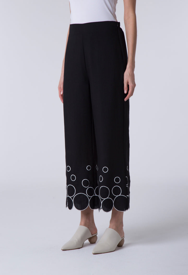 Scallop Hem Trouser