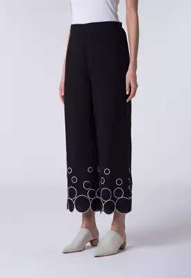 Scallop Hem Trouser