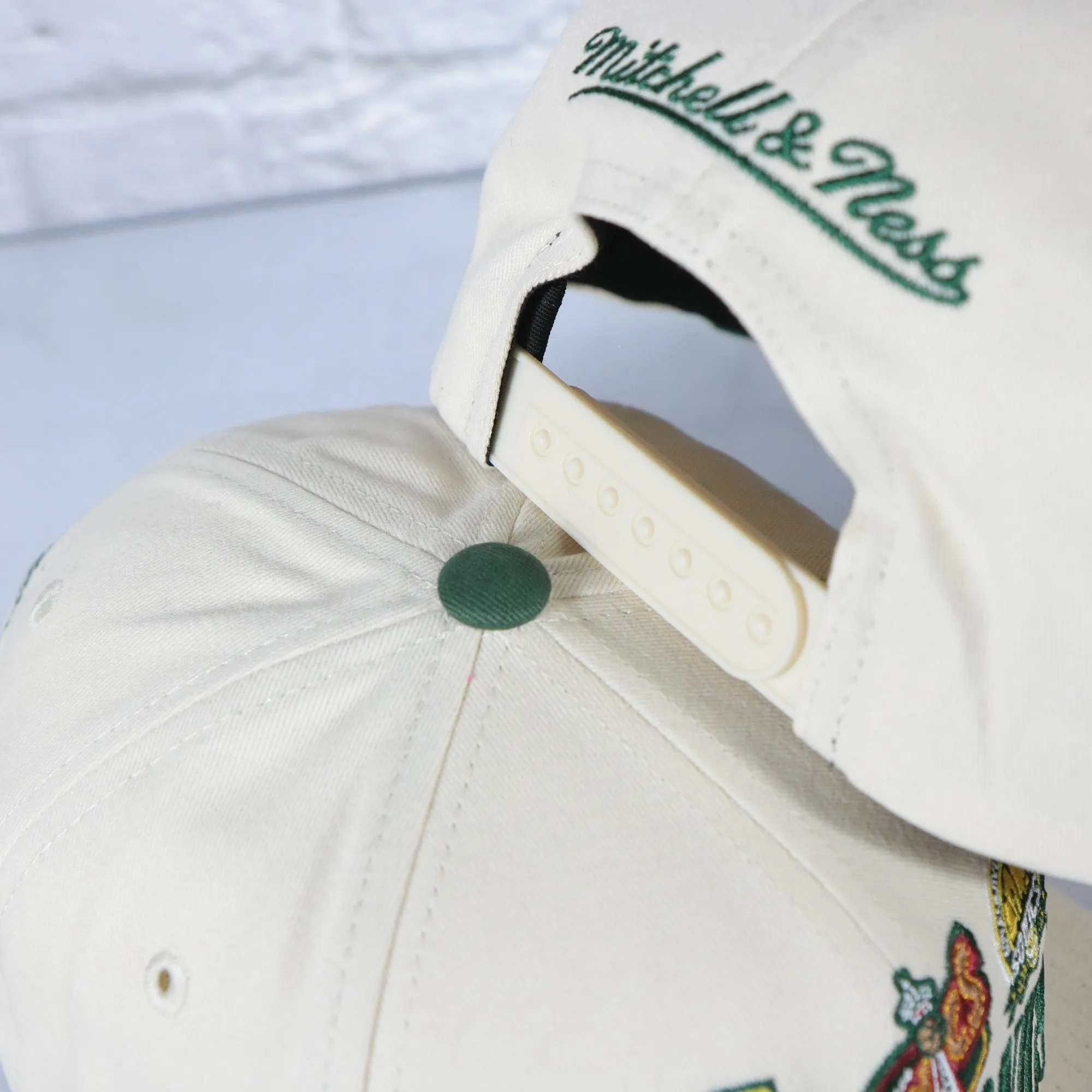 Seattle Supersonics Hardwood Classics Reframe Retro Green bottom | Off-White Snapback Hat