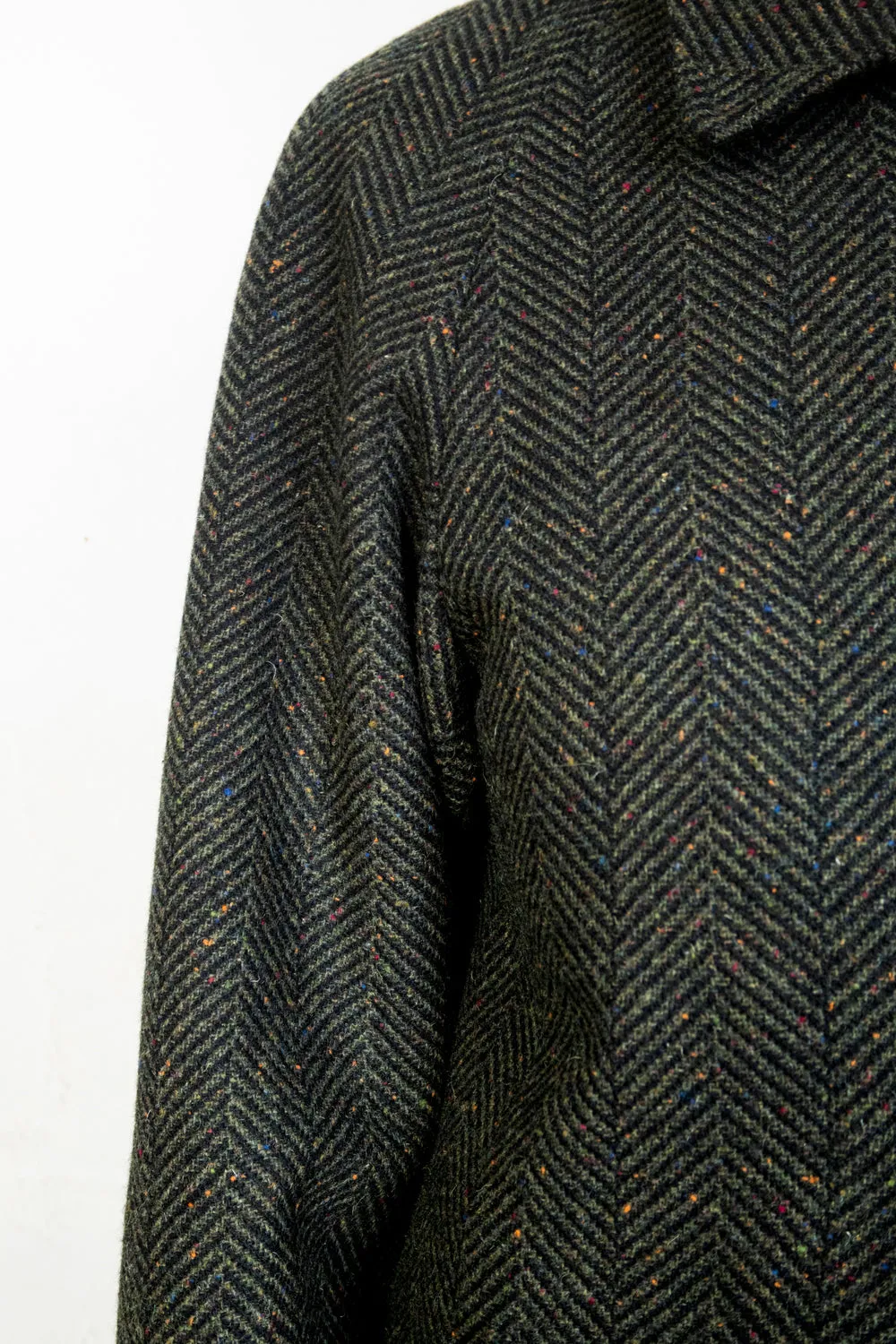 Shauna Tweed Coat - Donegal Green Fleck