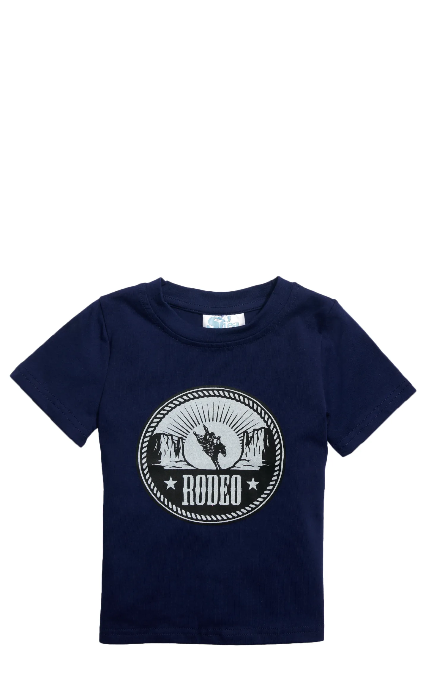 Shea Baby Toddler Boy's Navy & Rodeo Graphic T-Shirt