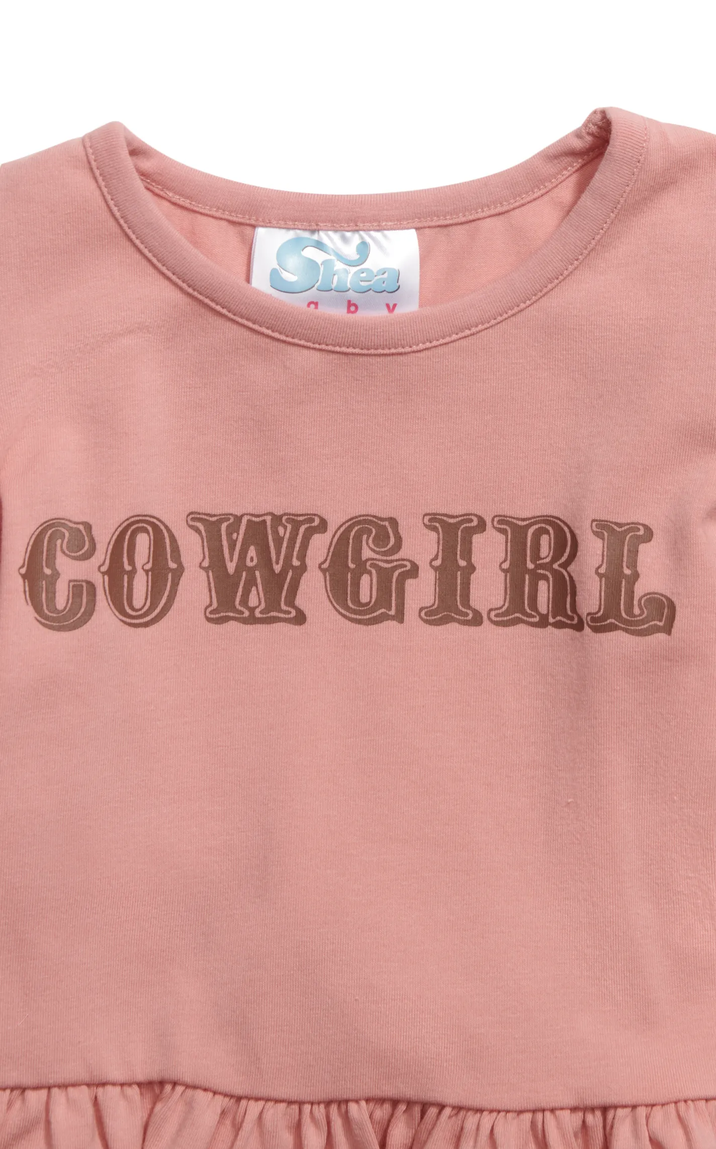 Shea Baby Toddler Dusty Pink Cowgirl & Western Print Short Set