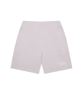 SMALL ARCH LOGO SHORTS - LILAC