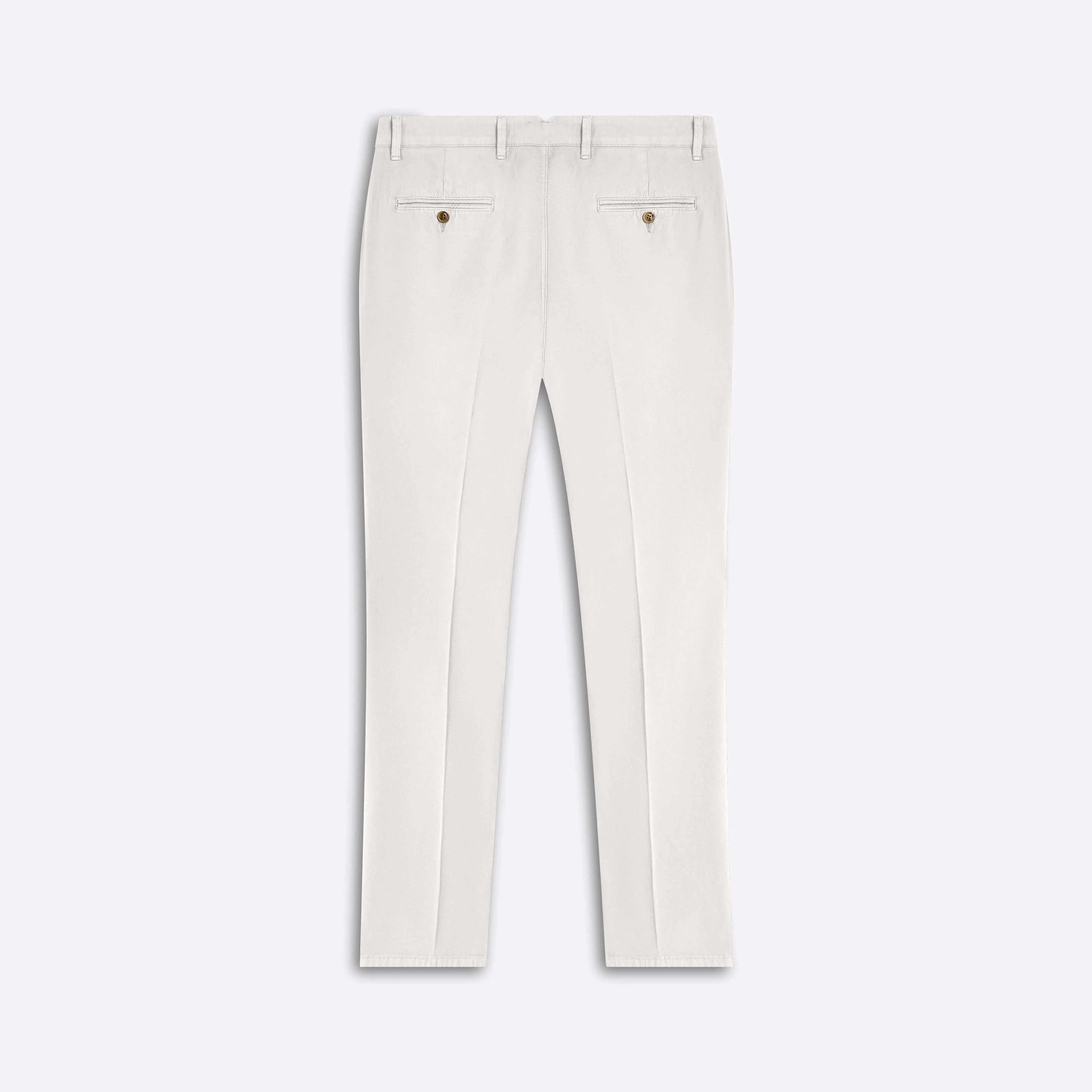 Solid Flat Front Chino Pants