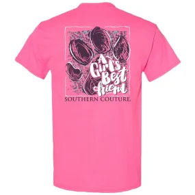 Southern Couture Classic A Girl's Best Friend Paw T-Shirt