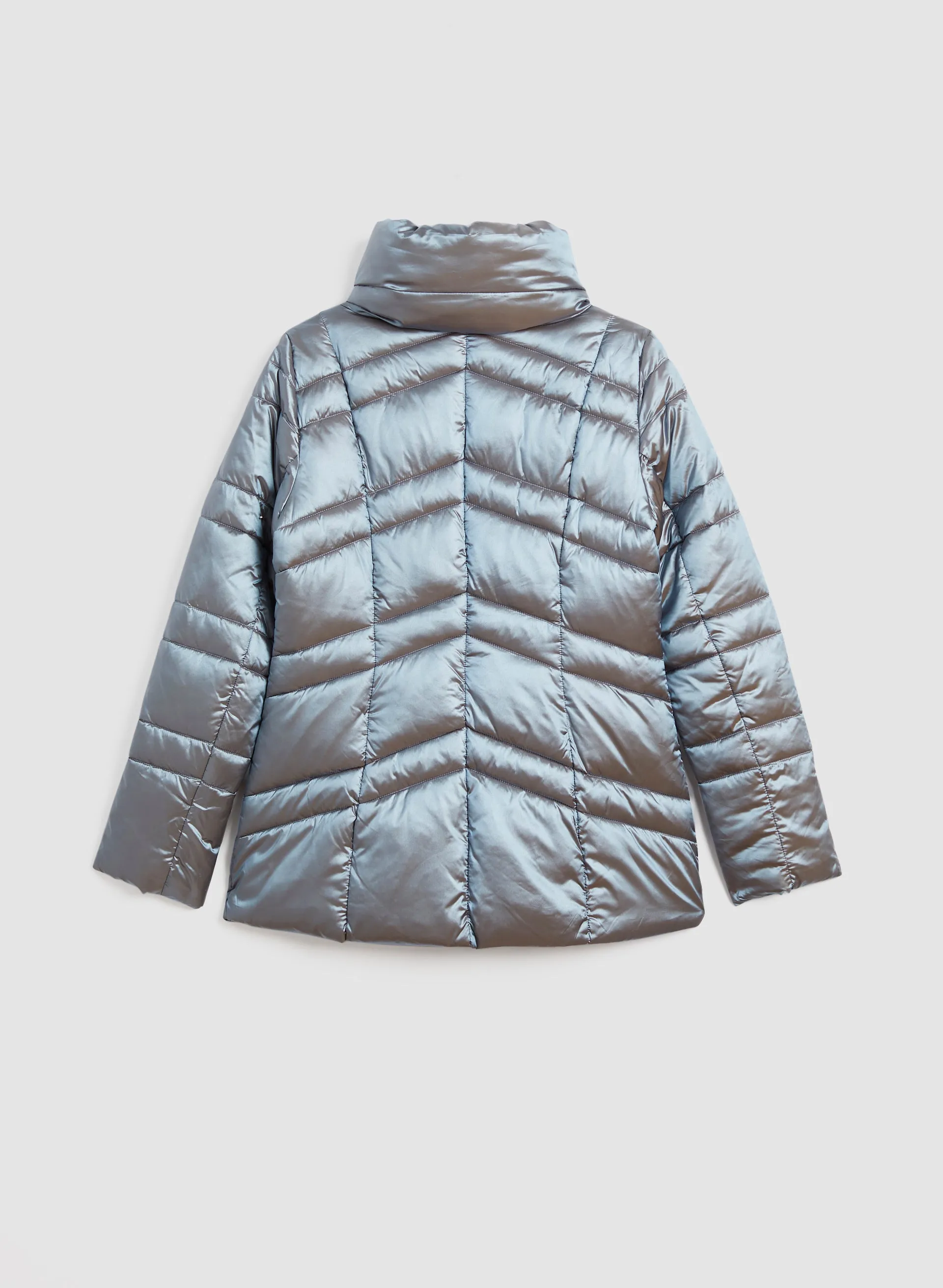 Stand-Up Collar Puffer Coat