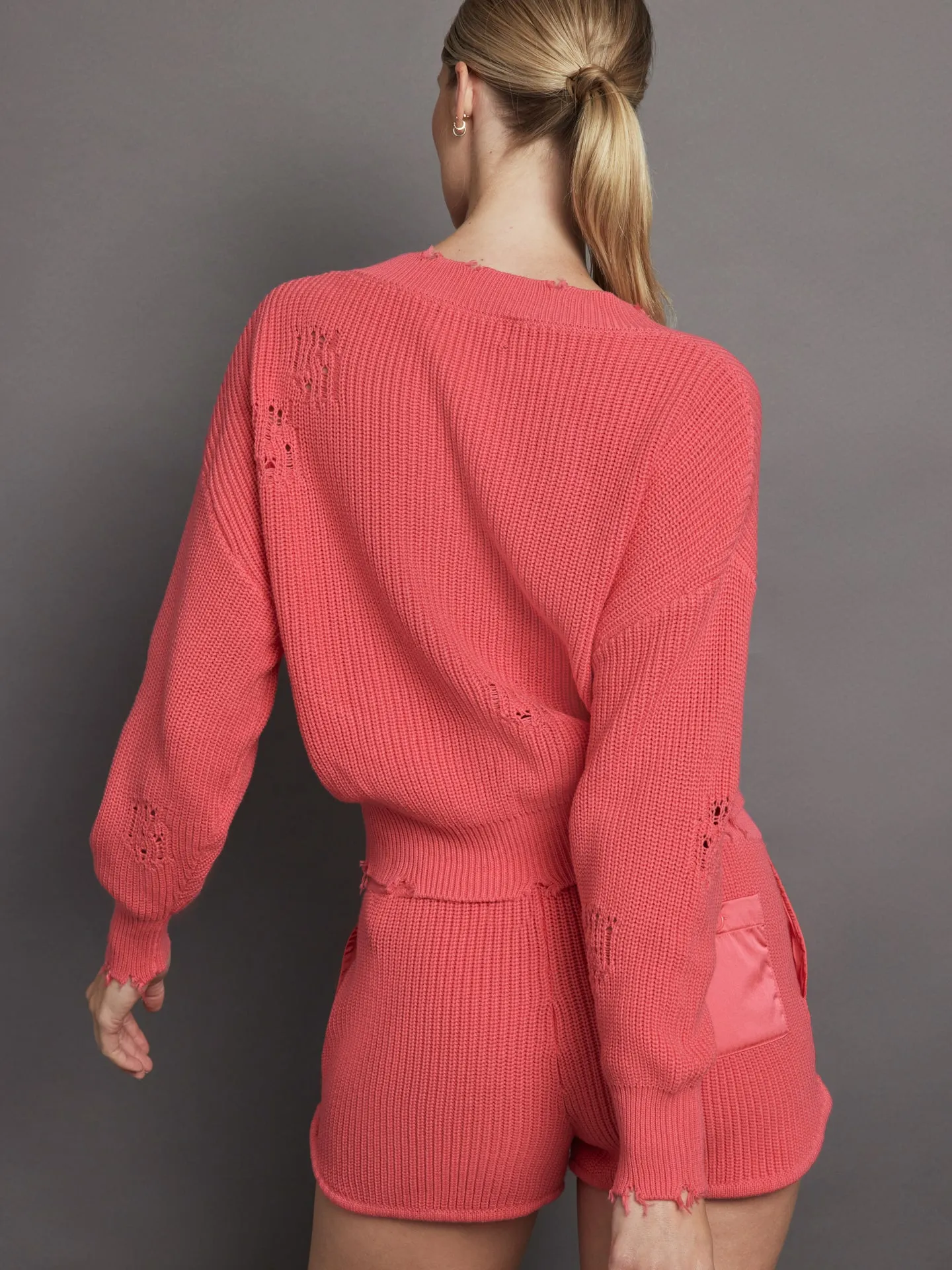 Syd Sweater - Neon Coral