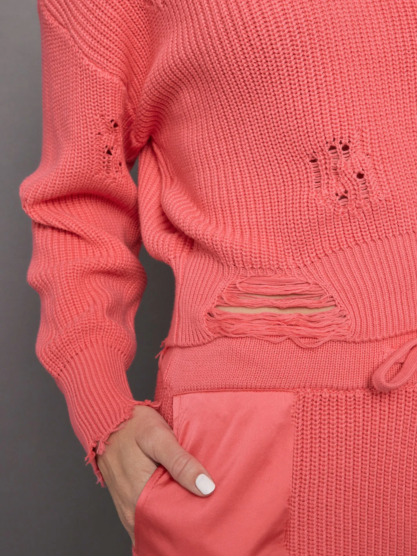 Syd Sweater - Neon Coral