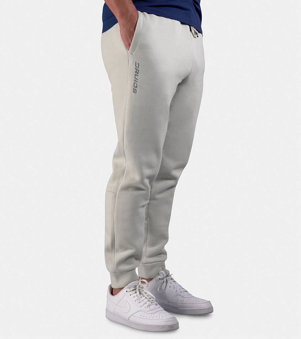 TECH JOGGERS - GREY/ CREAM