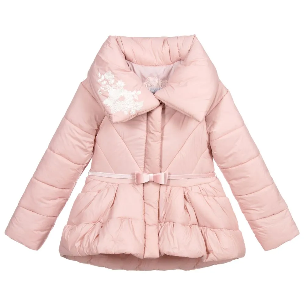 Teen Pink Puffer Coat 