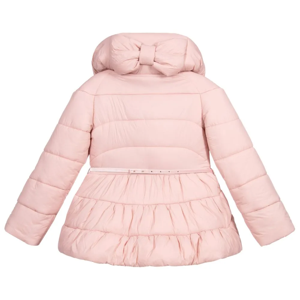 Teen Pink Puffer Coat 