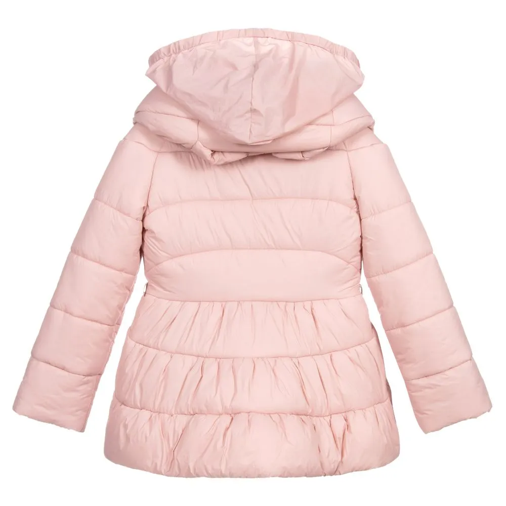 Teen Pink Puffer Coat 