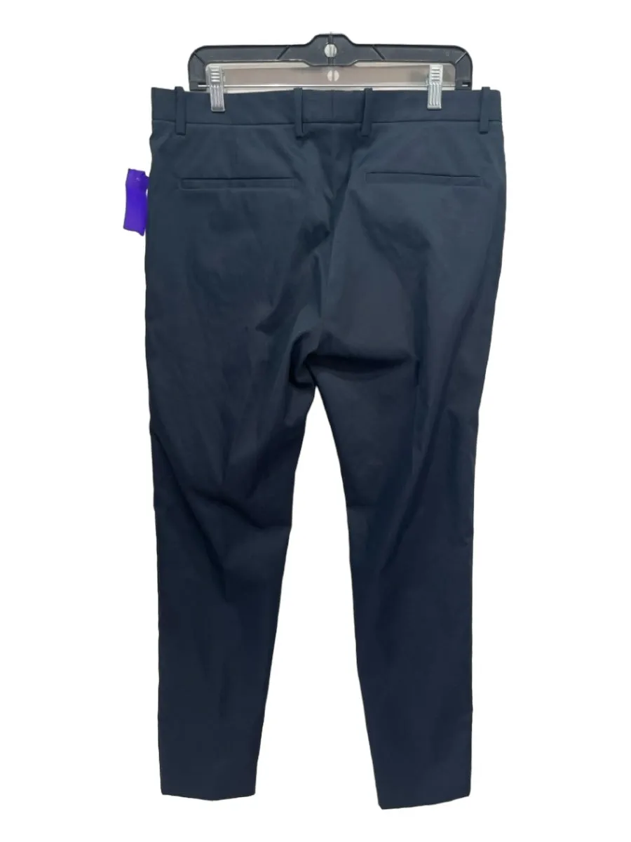 Theory Size 33 Navy Synthetic Solid Khakis Men's Pants