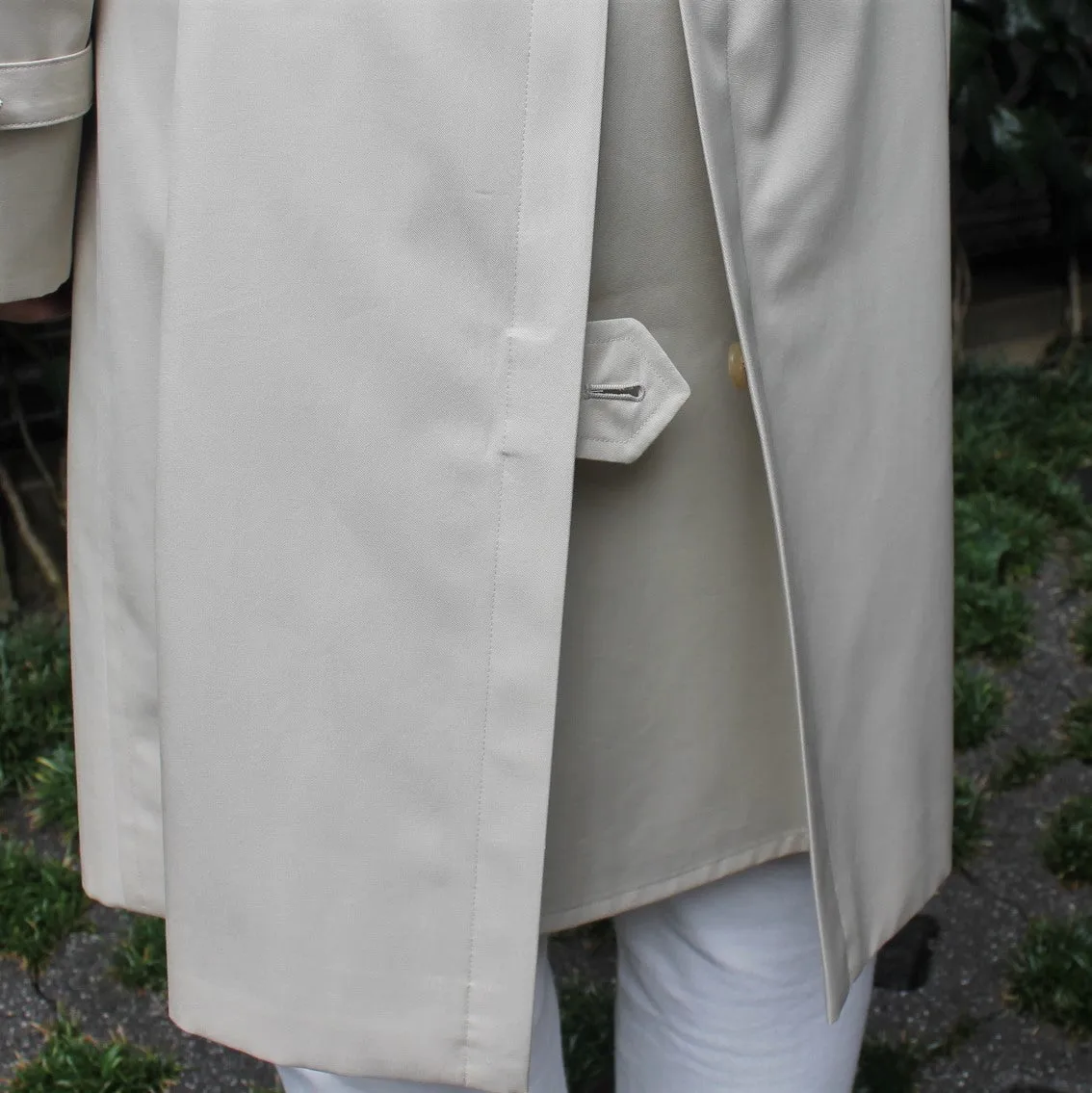 TRENCH COAT GABARDINE OYSTER