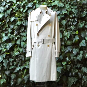 TRENCH COAT GABARDINE OYSTER