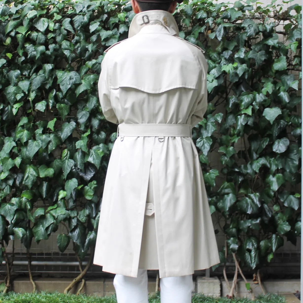 TRENCH COAT GABARDINE OYSTER