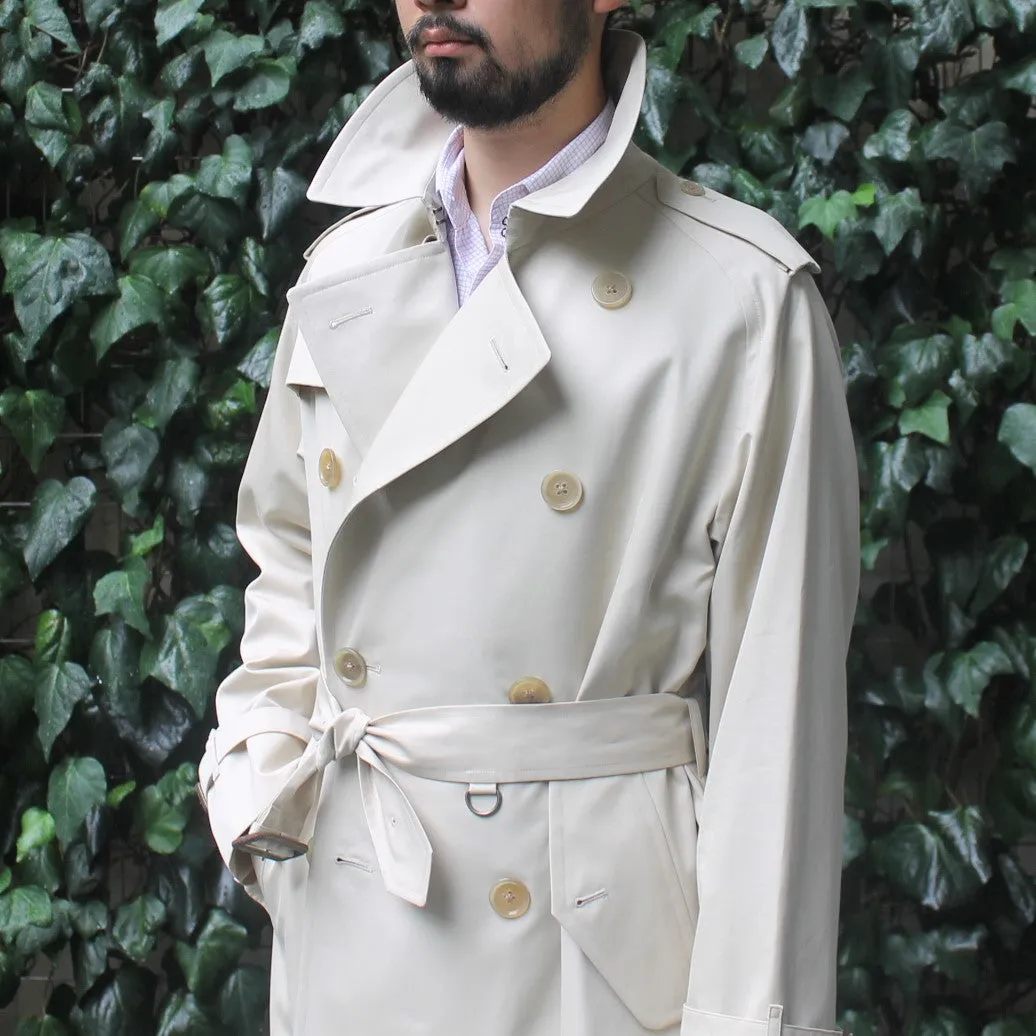 TRENCH COAT GABARDINE OYSTER