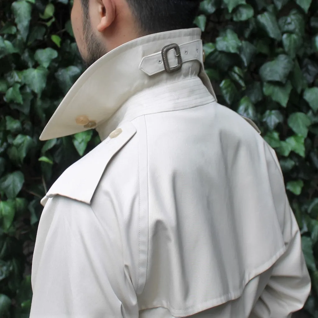 TRENCH COAT GABARDINE OYSTER