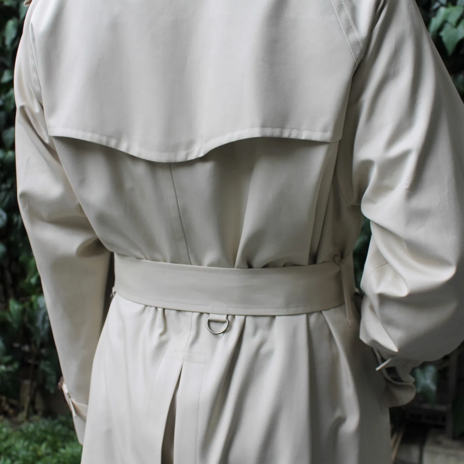 TRENCH COAT GABARDINE OYSTER