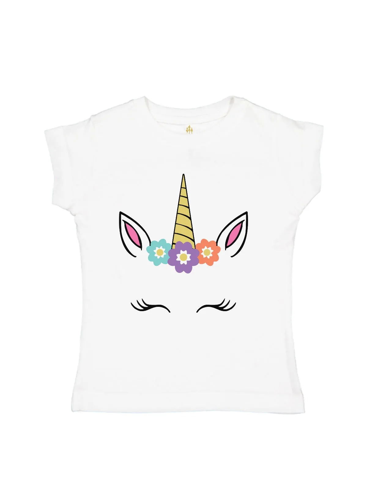 Unicorn Face Girl's T-Shirt