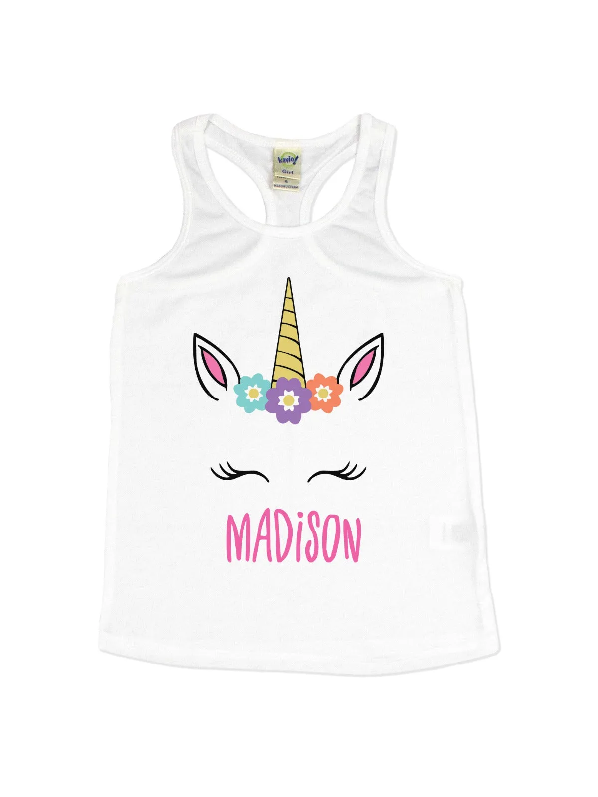 Unicorn Face Girl's T-Shirt