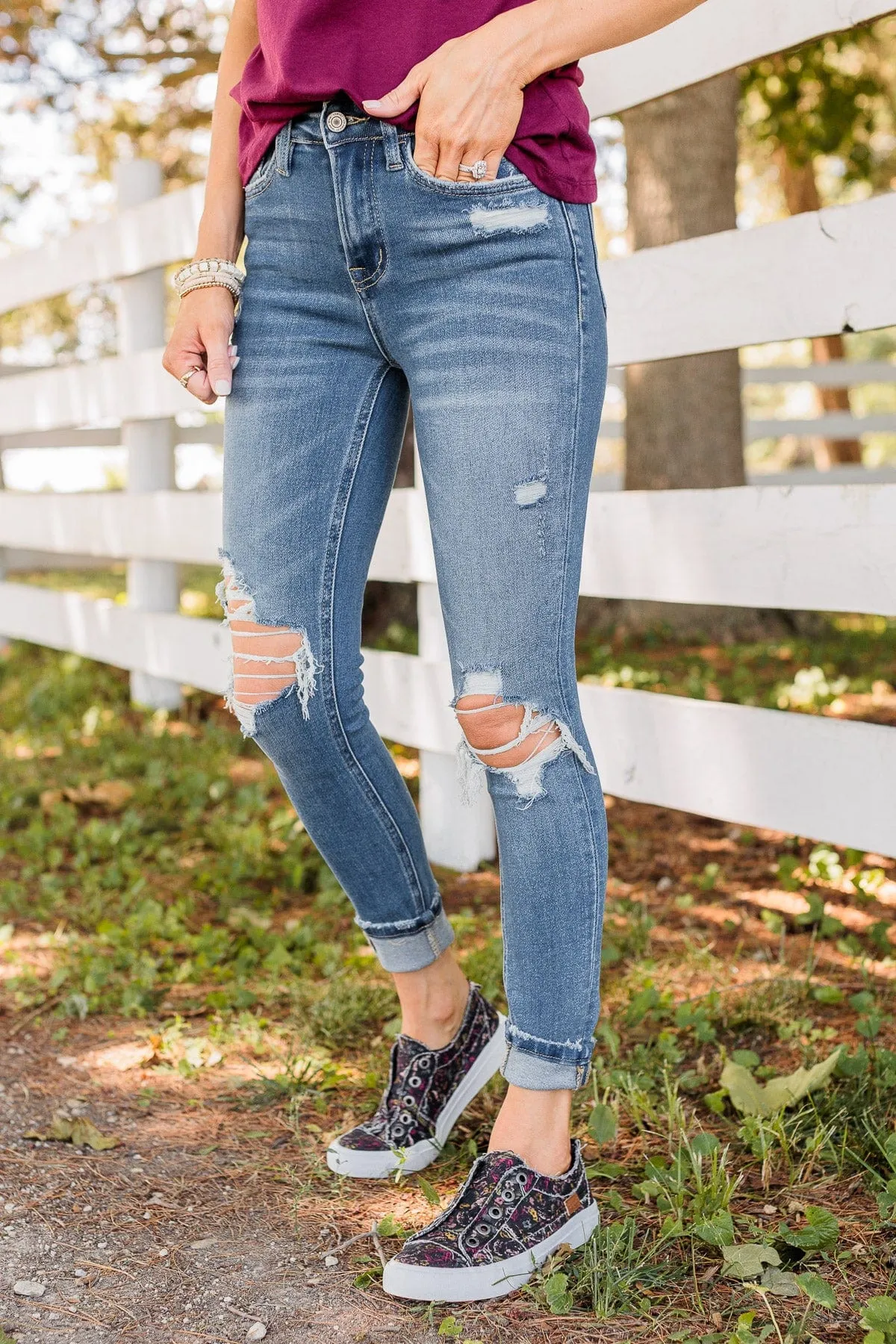 Vervet High-Rise Skinny Jeans- Odessa Wash