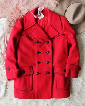 Vintage Rose Pea Coat