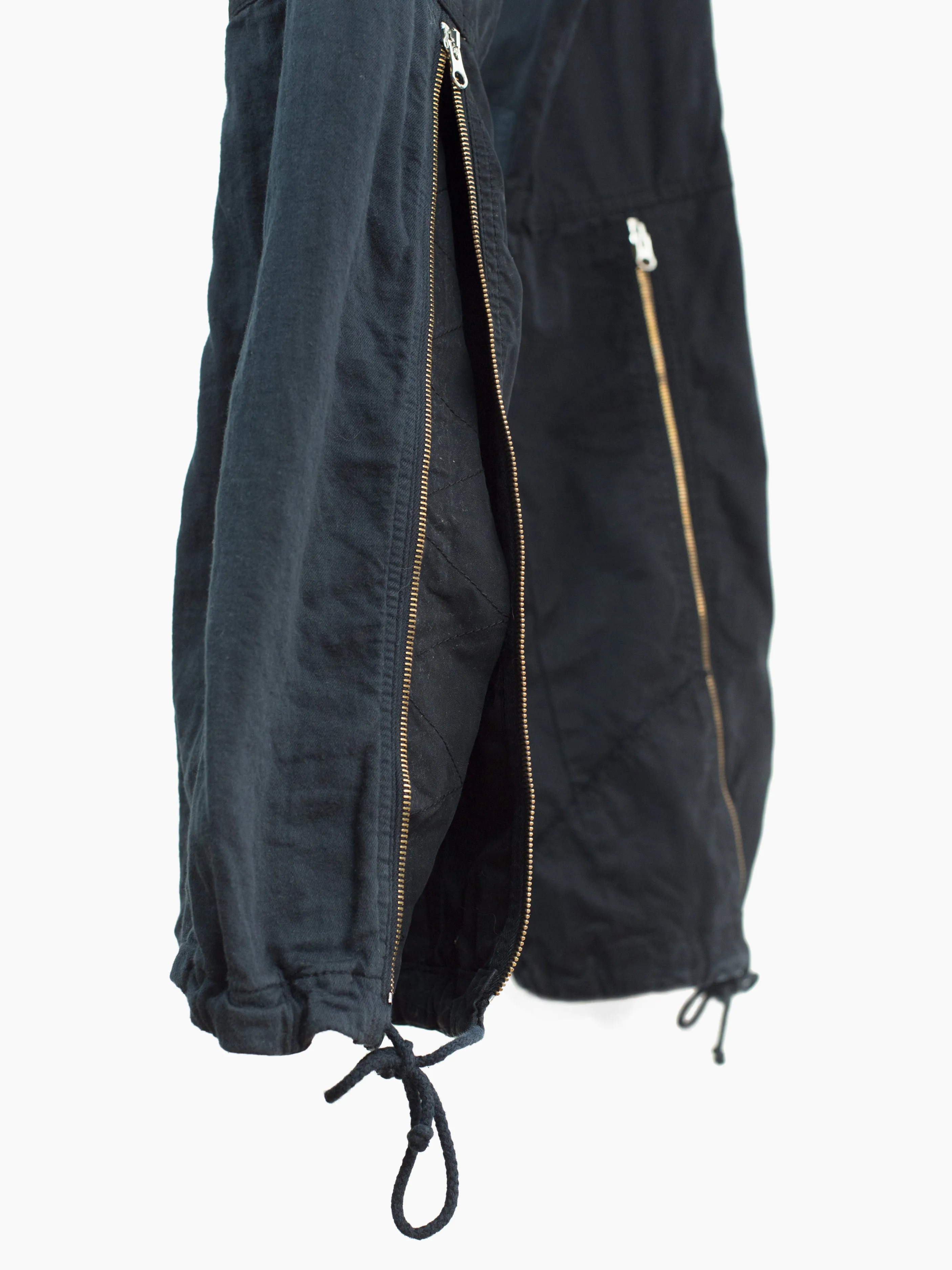 Yohji Yamamoto Y's x Aspesi Asymmetrical Backzip Articulated Trousers