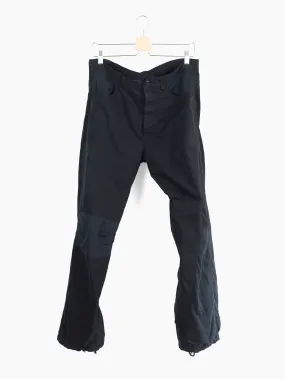 Yohji Yamamoto Y's x Aspesi Asymmetrical Backzip Articulated Trousers