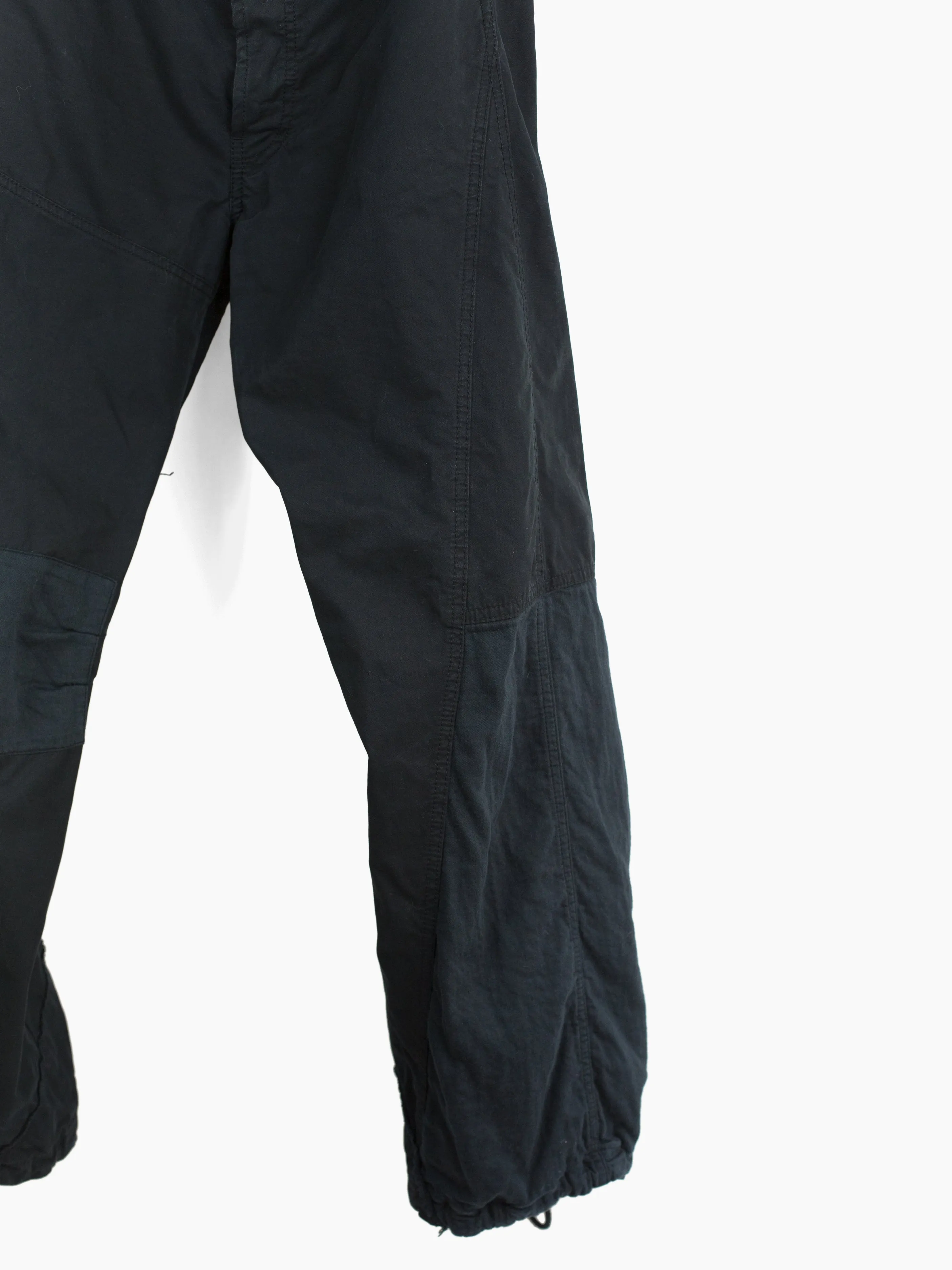 Yohji Yamamoto Y's x Aspesi Asymmetrical Backzip Articulated Trousers